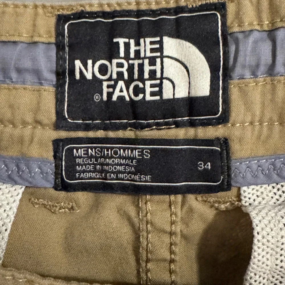 The North Face Horizon Utility Shorts Cotton‎ Nylon Tan Khaki Mens 34 Casual
